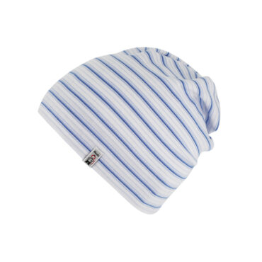 Stoffmütze Beanie Jersey gestreift – hochwertige Kopfbedeckung von Fiebig bei Hut Factory Schweiz