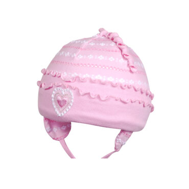 Stoffmütze Jersey gemustert mit Band – hochwertige Kopfbedeckung von Fiebig bei Hut Factory Schweiz