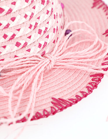 Stoffhut Glocke Perlenband – hochwertige Kopfbedeckung von Fiebig bei Hut Factory Schweiz