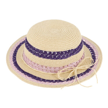 Papier Strohhut Glocke dreifarbig – hochwertige Kopfbedeckung von Fiebig bei Hut Factory Schweiz